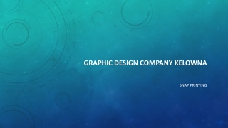 Graphic Design Company Kelowna