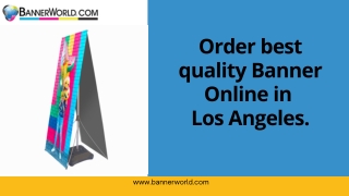 Order  Banner Online