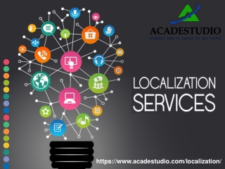 What is a localization service provider?