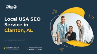 Local USA SEO Service in Clanton, AL