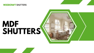 Enhance Your Space with Customizable MDF Shutters in UK | Woodcraft Shutters