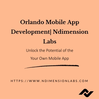 EXPERT ORLANDO MOBILE APP DEVELOPMENT SERVICES | NDIMENSION LABS