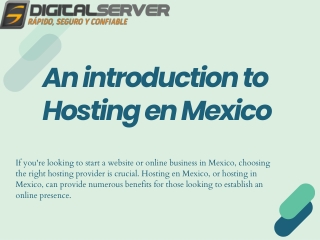 An introduction to Hosting en Mexico