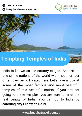 Tempting Temples of India