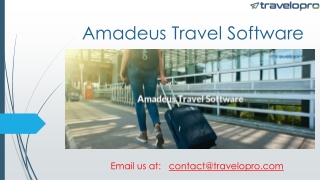 Amadeus Travel Software