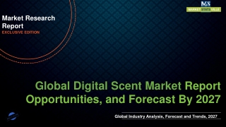 Digital Scent Market Worth US$ 39.1 million by 2027