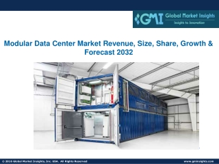 Modular Data Center Market Revenue, Size, Share, Growth & Forecast 2032