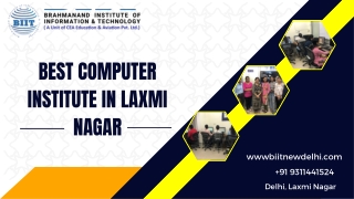 Best Computer Training Institute in Laxmi Nagar, Delhi