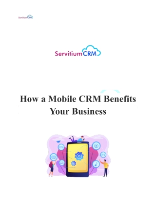 How a Mobile CRM Benefits Your Business