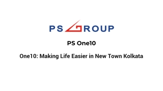 One10 Making Life Easier in New Town Kolkata