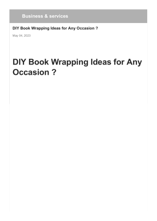 diy-book-wrapping-ideas-for-any-occasion