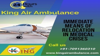 Avail Superior Air Ambulance Service in Guwahati with ICU Facility by King