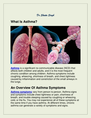 What Is Asthma