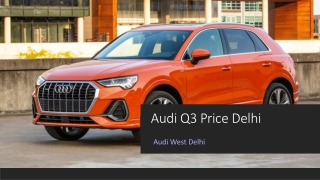 Audi Q3 Price Delhi