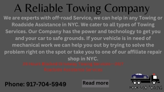 24 Hour Emergency Roadside Assistance in NYC