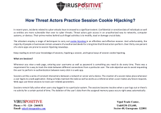 How Threat Actors Practice Session Cookie Hijacking?