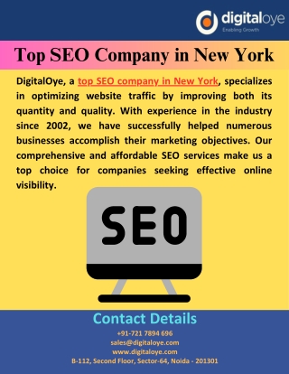 Top SEO Company in New York