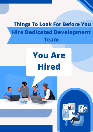 Hire Dedicated Development Team