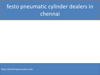 festo pneumatic cylinder dealers in chennai