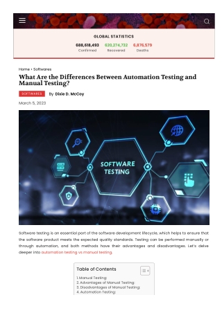 What Are the Differences Between Automation Testing and Manual Testing