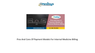 Pros And Cons Of Payment Models For Internal Medicine Billing