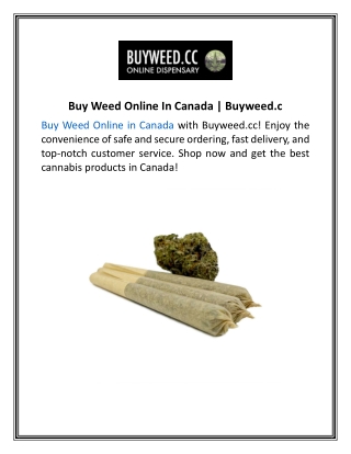 Buy Weed Online In Canada  Buyweed.cc