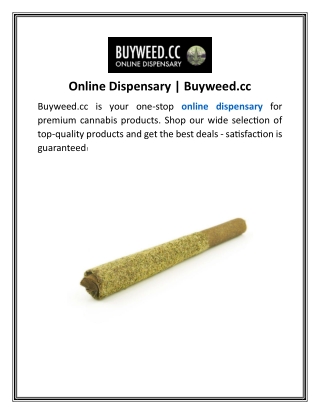 Online Dispensary | Buyweed.cc