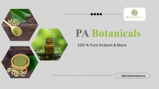 Buy Full-Spectrum CBD Products Online - PA Botanicals