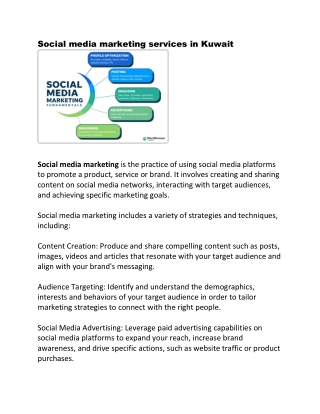 Social media marketing services in Kuwait