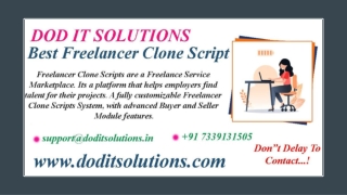 Online Freelancer Clone System - DOD IT SOLUTIONS