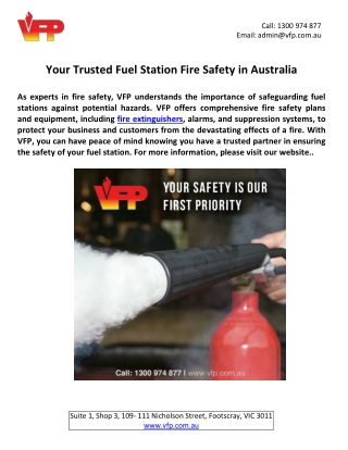 Your Trusted Fuel Station Fire Safety in Australia