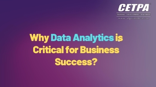 Why Data Analytics is Critical for Business Success