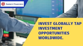 Invest In The World’s Top-Performing Stocks With Eastern Financiers