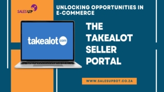 Takealot seller portal