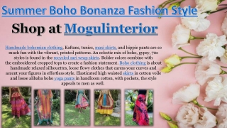 Summer Boho Bonanza Fashion Style