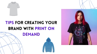 Points To Consider For Print On Demand To Create Your Brand