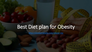 Best Diet plan for Obesity