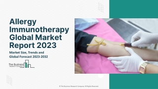 Allergy Immunotherapy Global Market Report 2023