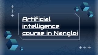 Artificial intelligence course in Nangloi