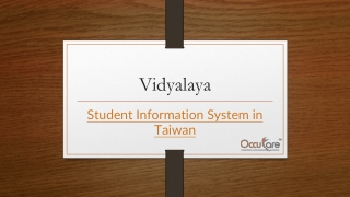 Student Information System in Taiwan