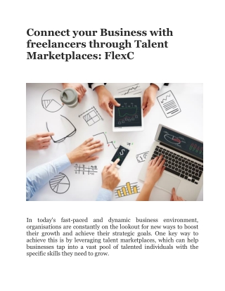 Talent Marketplaces - Flexc