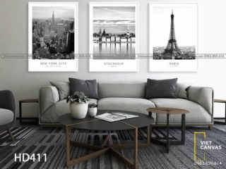 Black and White Art Painting