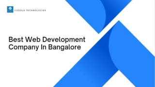 Best Web Development Company in Bangalore
