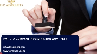 PVT LTD Company Registration Govt Fees