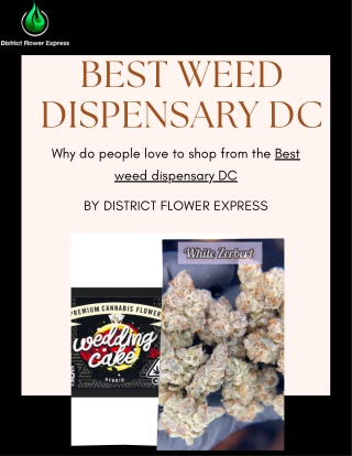 Best Weed Dispensary Dc - District flower express