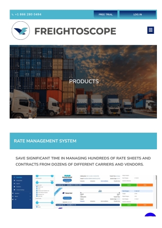 Transport Management System | Freight Rate Management System