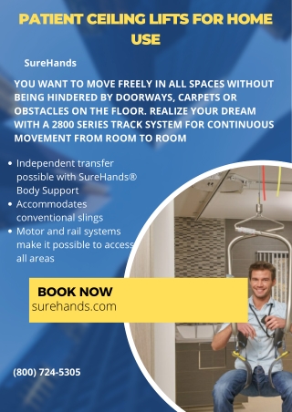 Patient Ceiling Lifts for Home Use