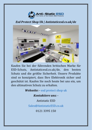 Esd Protect Shop Uk  Antistaticesd.co.uk de