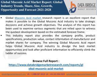 Muconic Acid Market-Chemical Material