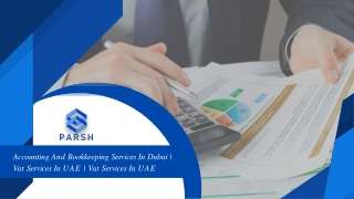 Accounting and Bookkeeping Service in Dubai | Vat Services in Dubai